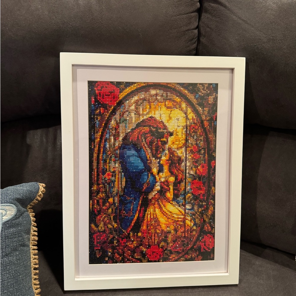 Enchanted Love Framed Mosaic Art